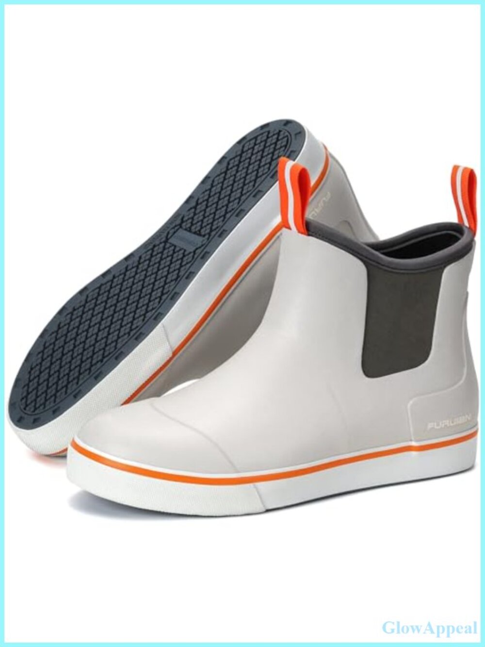 Women's Waterproof Rubber Neoprene Deck Ankle Rain Boots Fishing Boots